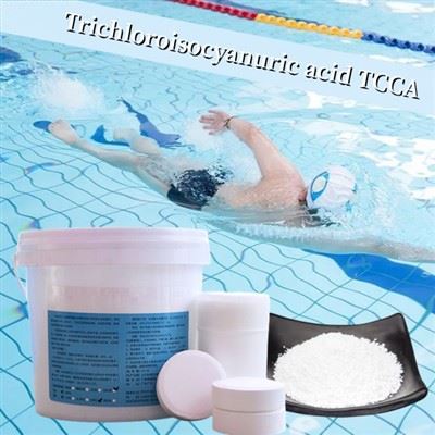 Горячая продажа химикатов для бассейна, трихлоризоциануровая кислота TCCA 90, таблетка хлора