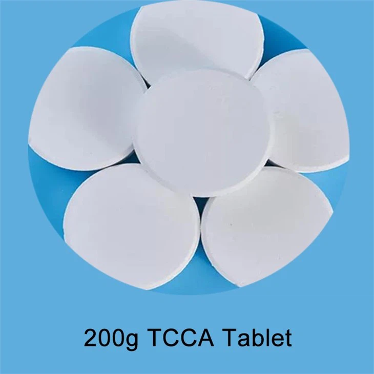 Trichloroisocyanuric Acid 90 200g 90% Chlorine Tablets TCCA Powder