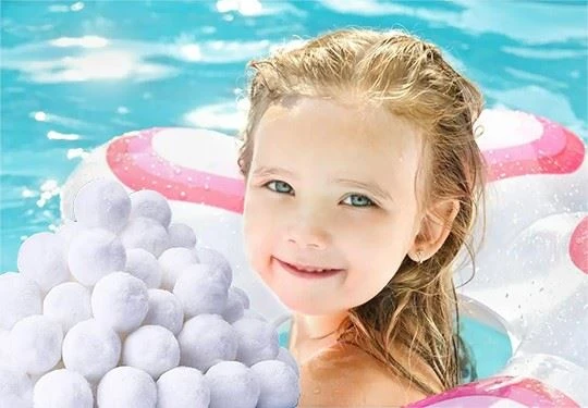 Pool Filter Media Balls For Above Ground Pool Reusable Eco-Friendly Sand Filter Balls Instead Of Sand