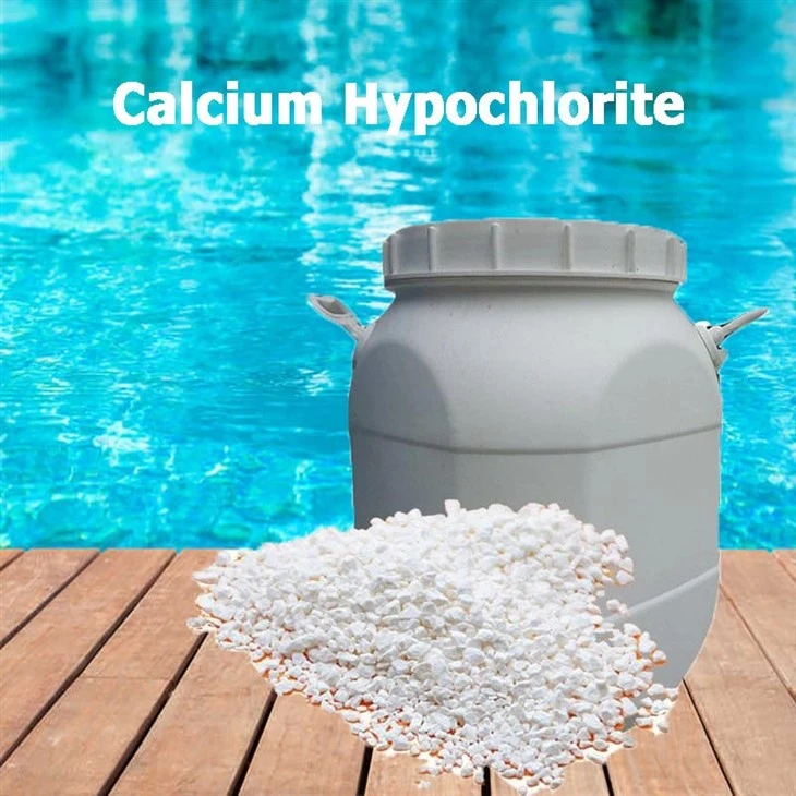 Swimming Pool Disinfection Chlorine Granules 70 Calcium Hypochlorite 7778-54-3